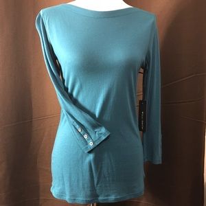 Women’s boat neck long-sleeve top NWT Sz Sm